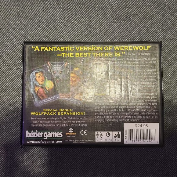 Ultimate Werewolf Deluxe Edition Card Game - Picture 3 of 6